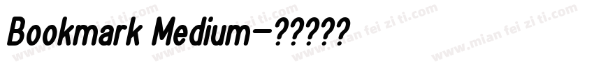 Bookmark Medium字体转换